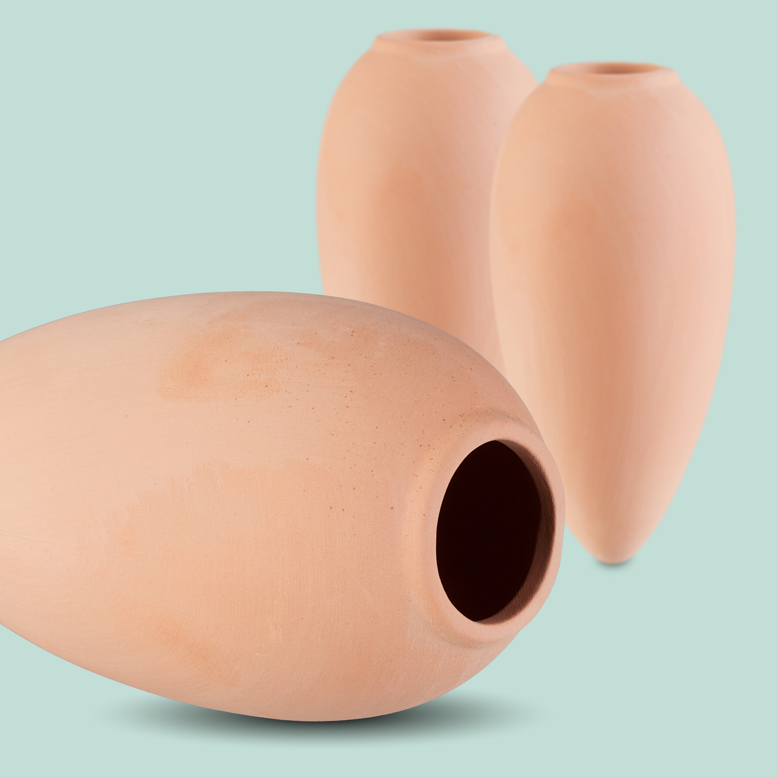 Cône d'arrosage terre cuite, 6 pièces, 170 ml, pour plantes d'intérieur et balconnières, terracotta, Relaxdays - 8