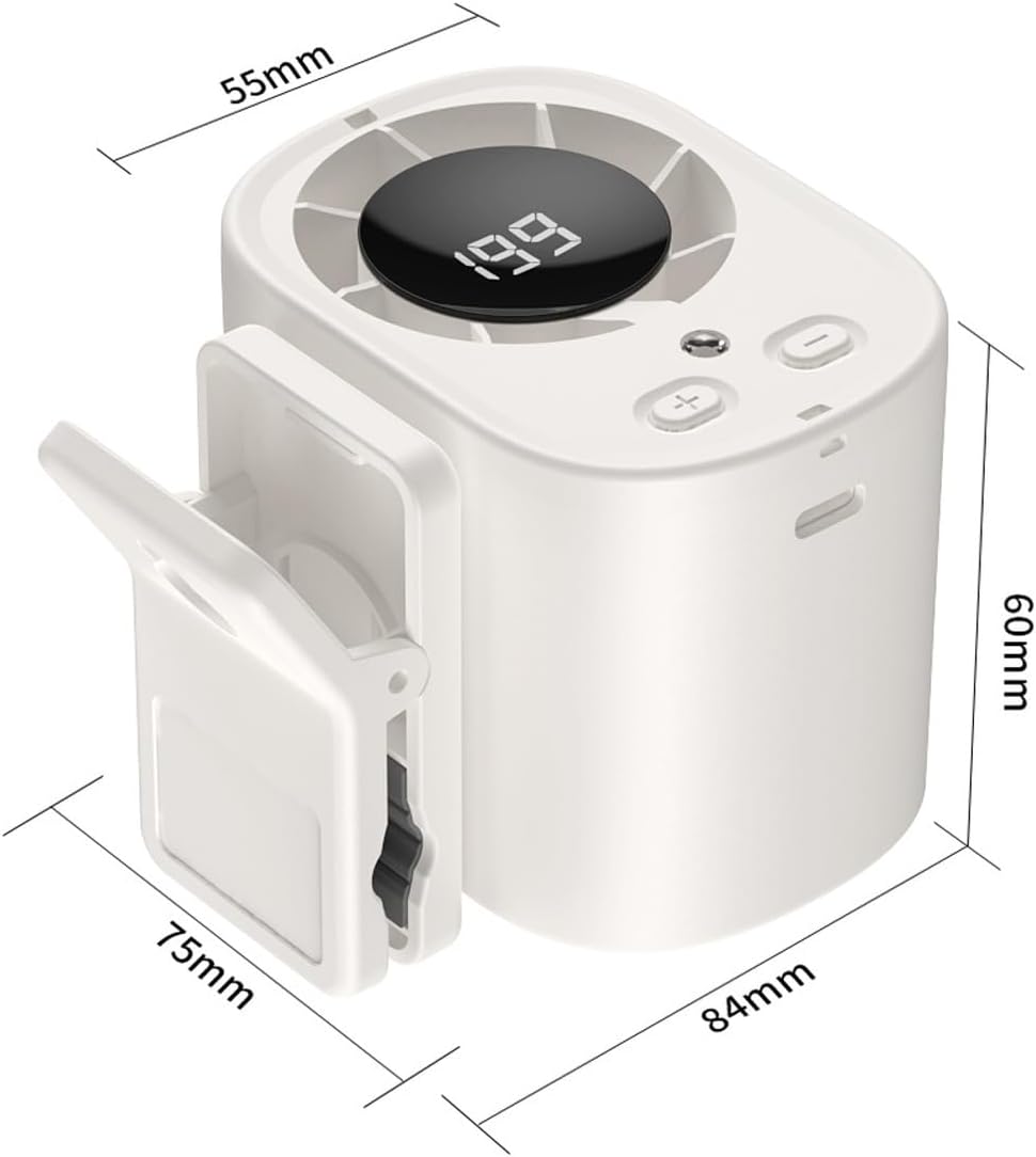 Ventola USB Da Scrivania QUIVATA 4 Pollici | Mini Ventilatore Silenzioso Con Motore Potente, Portatile In ABS 220g