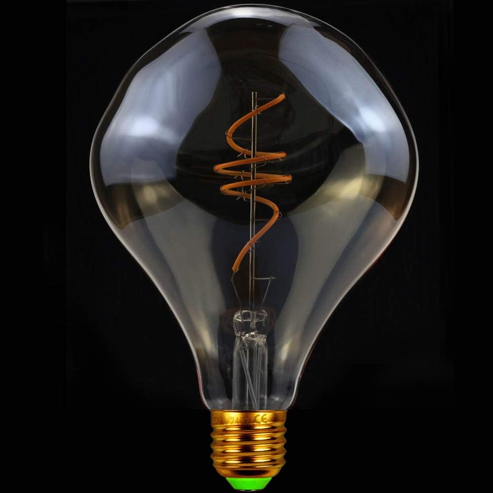Vintage LED Ampoules 4W Dimmable Forme Irrégulière 220/240V Edison Vis E27 Base Spécialité Ampoule Décorative Antique (ALIEN) - 5