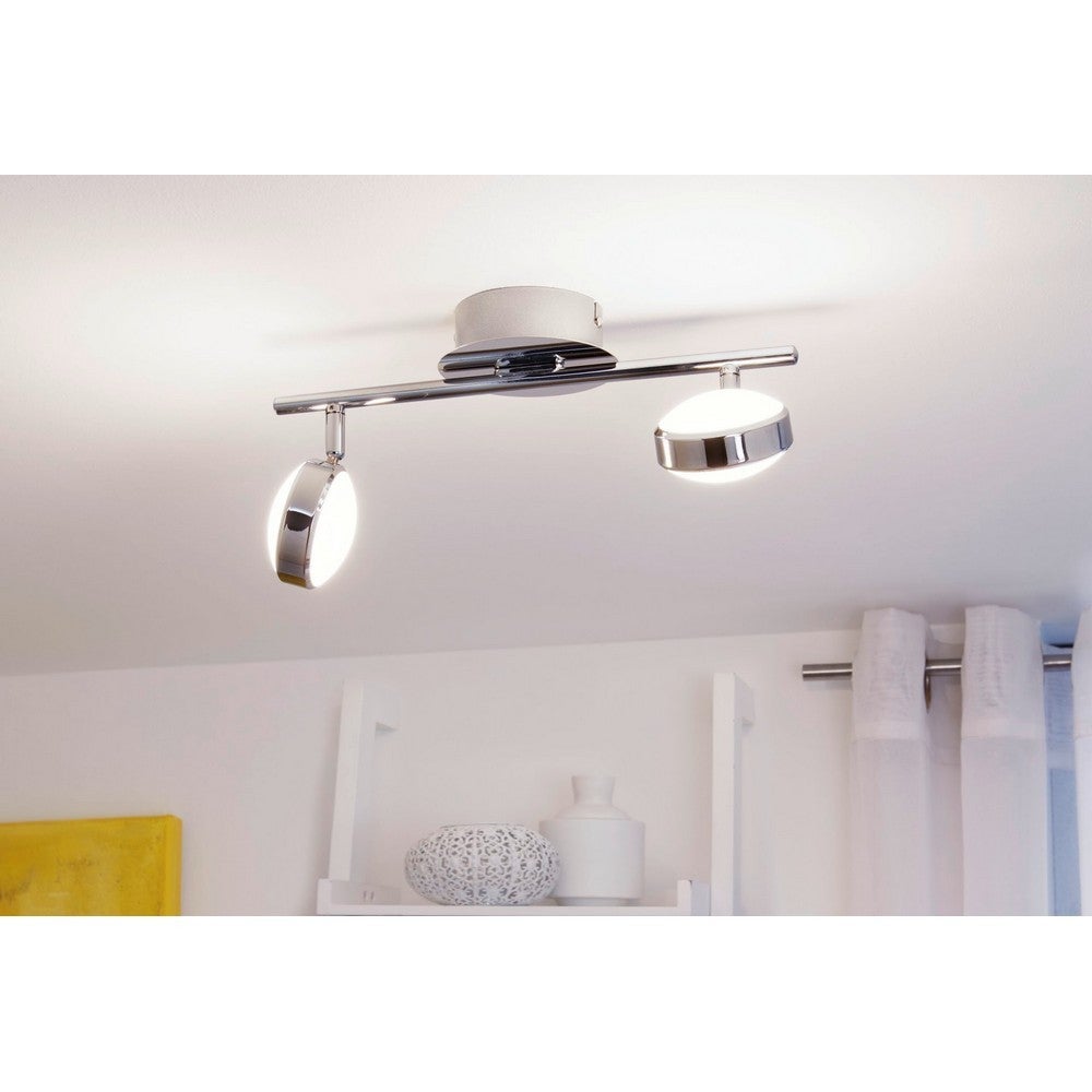 spot EGLO Spot SALTO LED 2X5,4W en acier chrome 360x120mm - 6