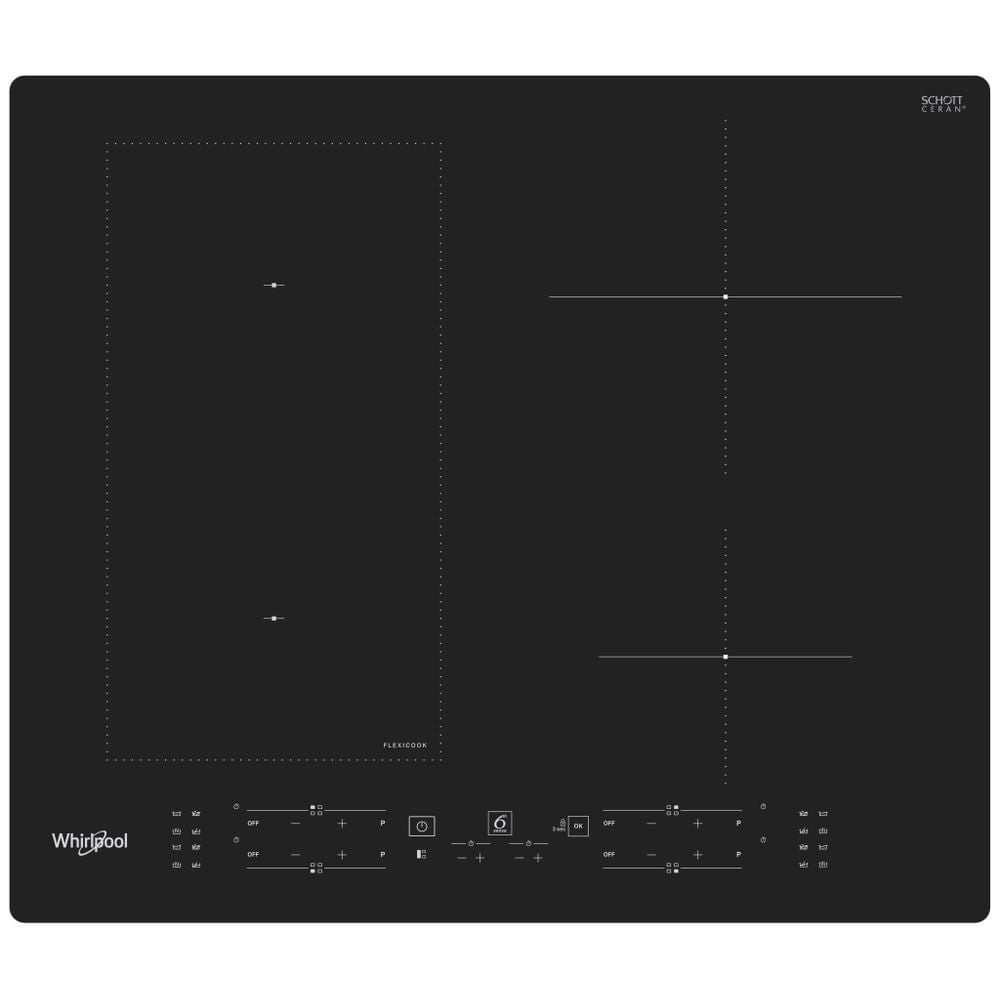 Table de cuisson encastrable Whirlpool WL B8160 NE Noir 59 cm Induction 4 feux - 2
