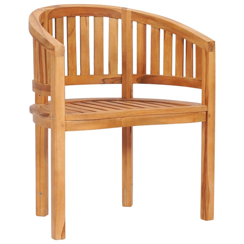 Krzesło vidaxl Banan Solidne drewno tekowe design komfortowy