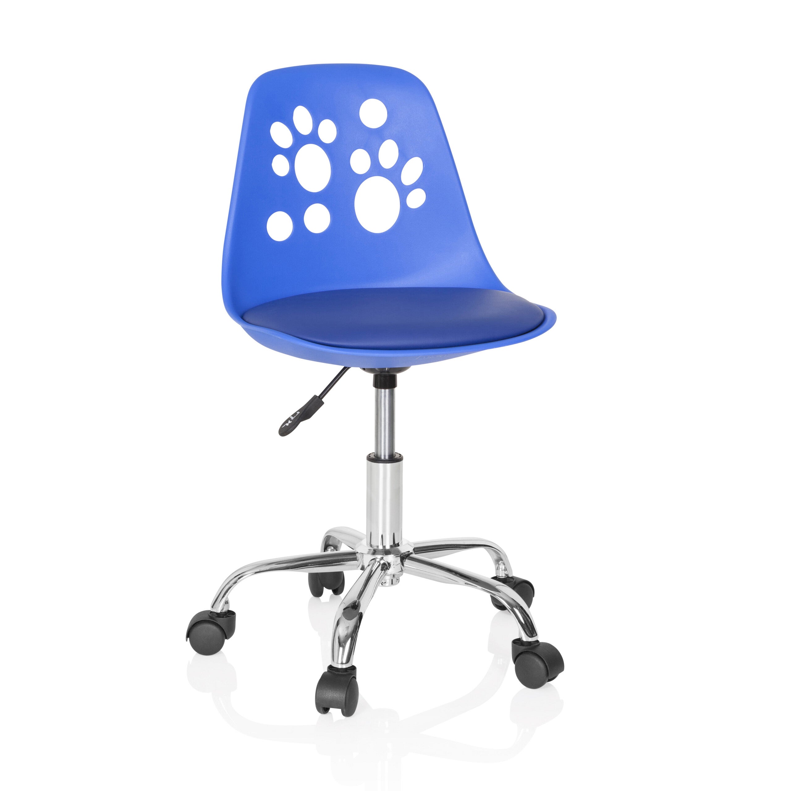 Krzesło obrotowe dla dzieci FANCY I Niebieski hjh OFFICE