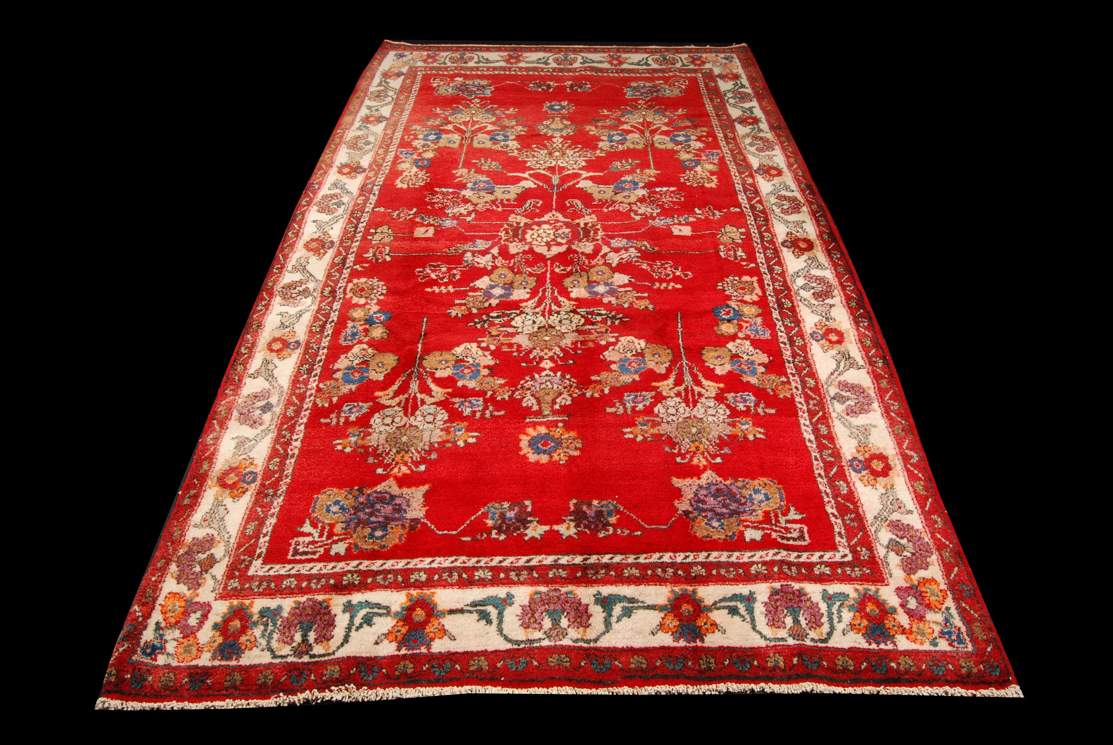 Oryginalny ręcznie robiony dywan orientalny, wymiary: 275x155 cm z certyfikatem autentyczności