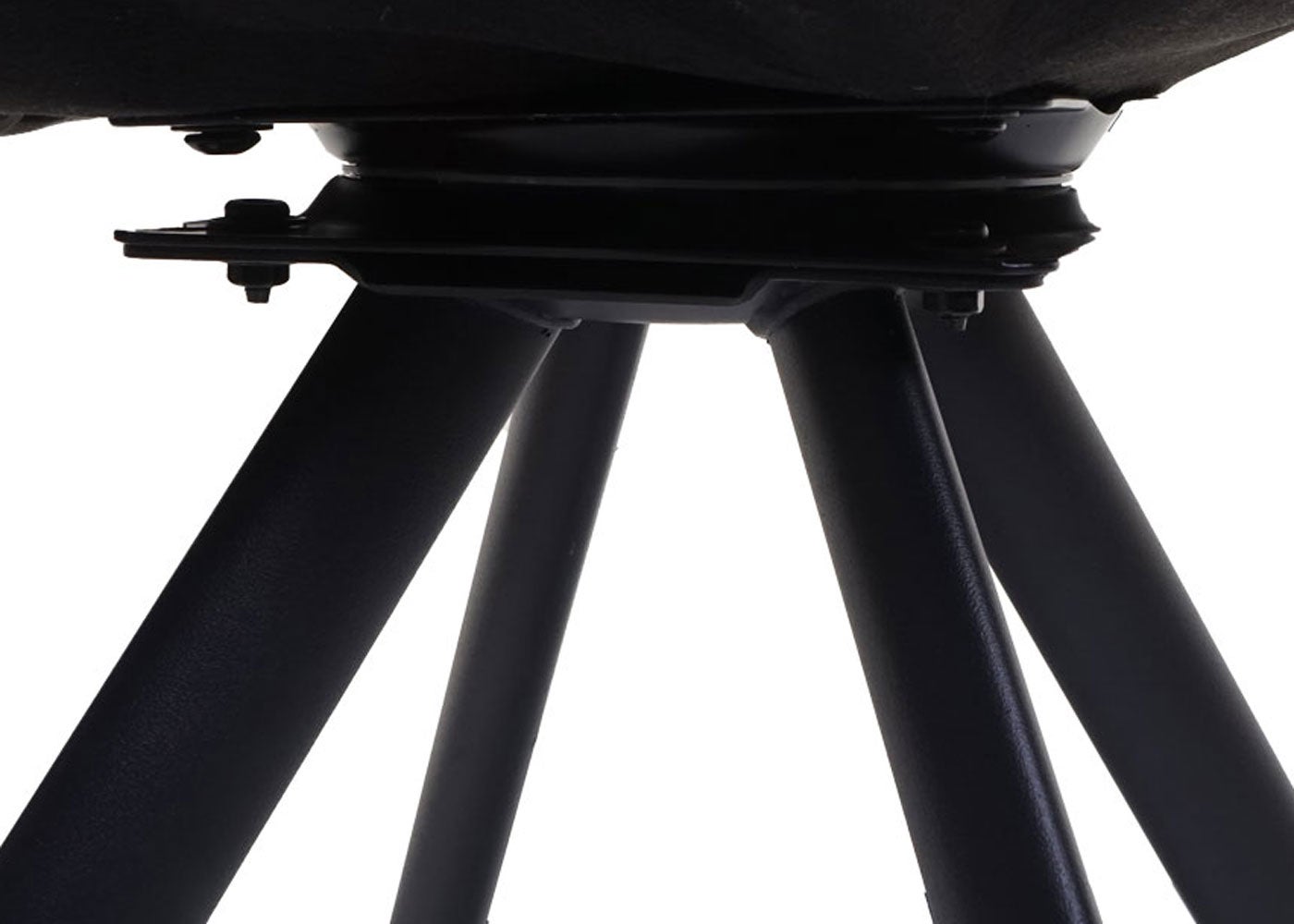 Set 2x sedie con seduta girevole HWC-J69 velluto senza braccioli avorio beige - 8