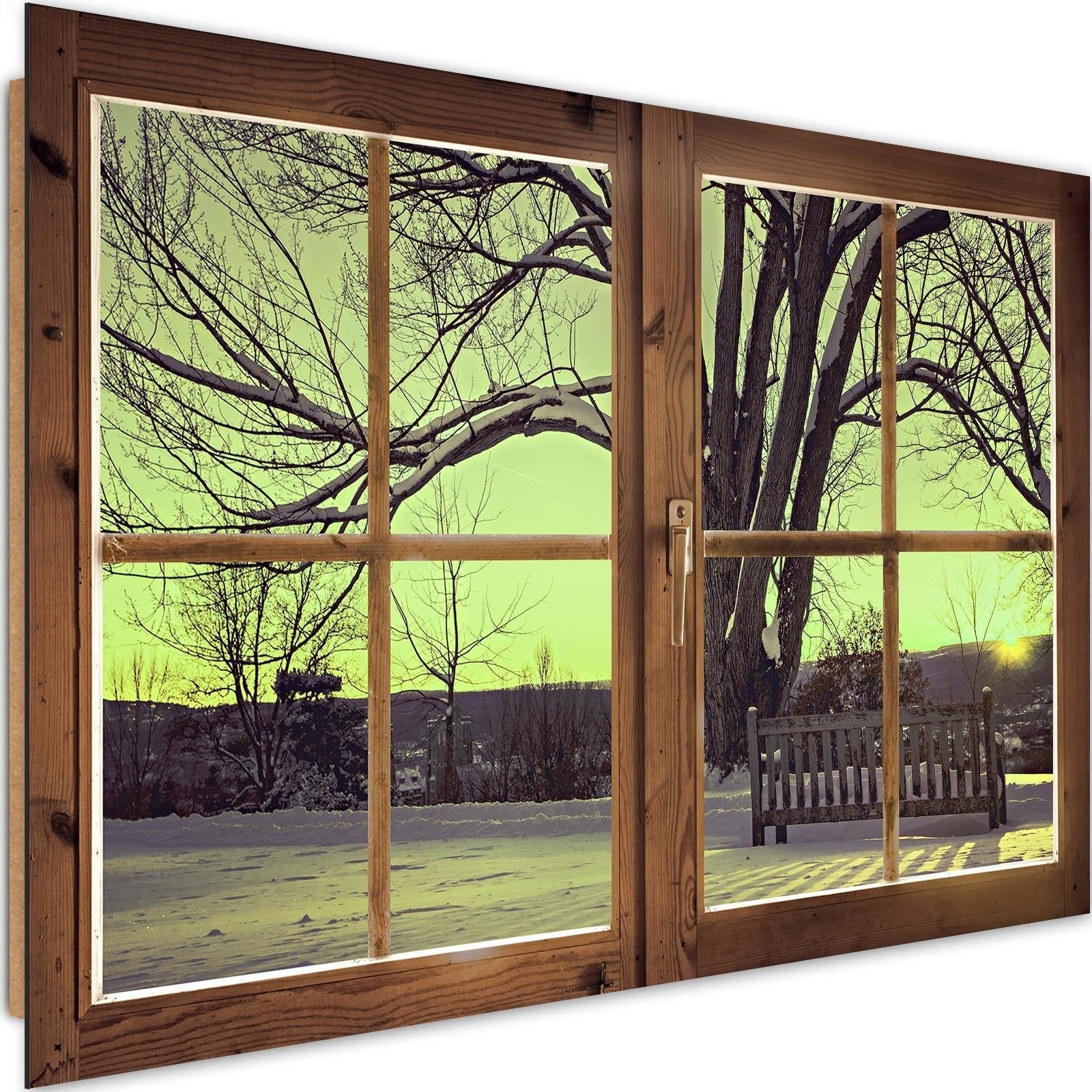 Tableau avec cadre Impression Sur Toile Arbre Beige Abstrait - 120x80