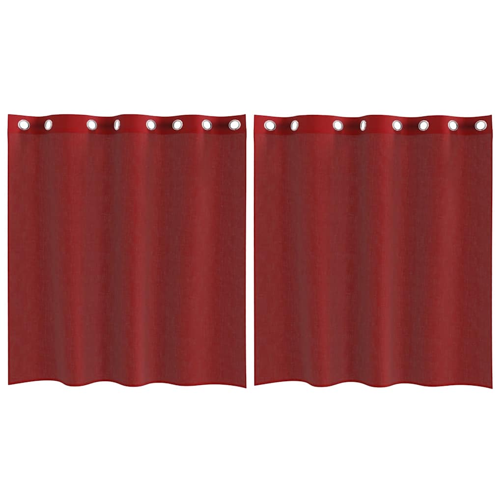 Tenda Voile Star Wars Con Occhielli – Pannello Rosso Per Finestre, 225 Cm Larghezza, Disponibile In Altezze