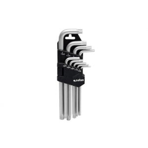 Chiavi Per Torx Set 9 Chiavi Torx A T (T8-T40) - Cromo Vanadio, Con Asta Scorrevole E Aggancio Multiplo Chiave Torx Per Casa - Foto 4