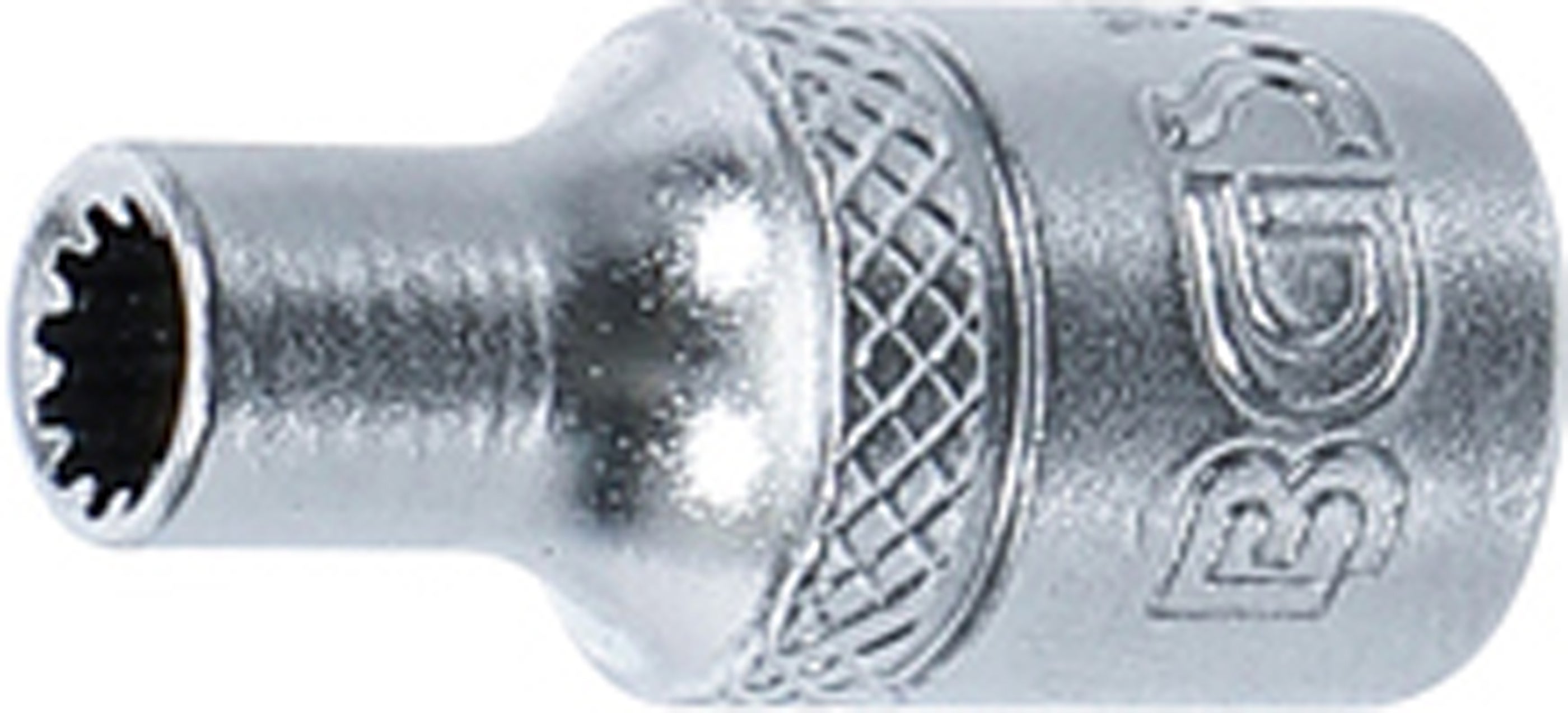 BGS Nasadka klucza Gear Lock napęd kwadrat wewnętrzny 6,3 mm (1/4") SW 4 mm - 10104