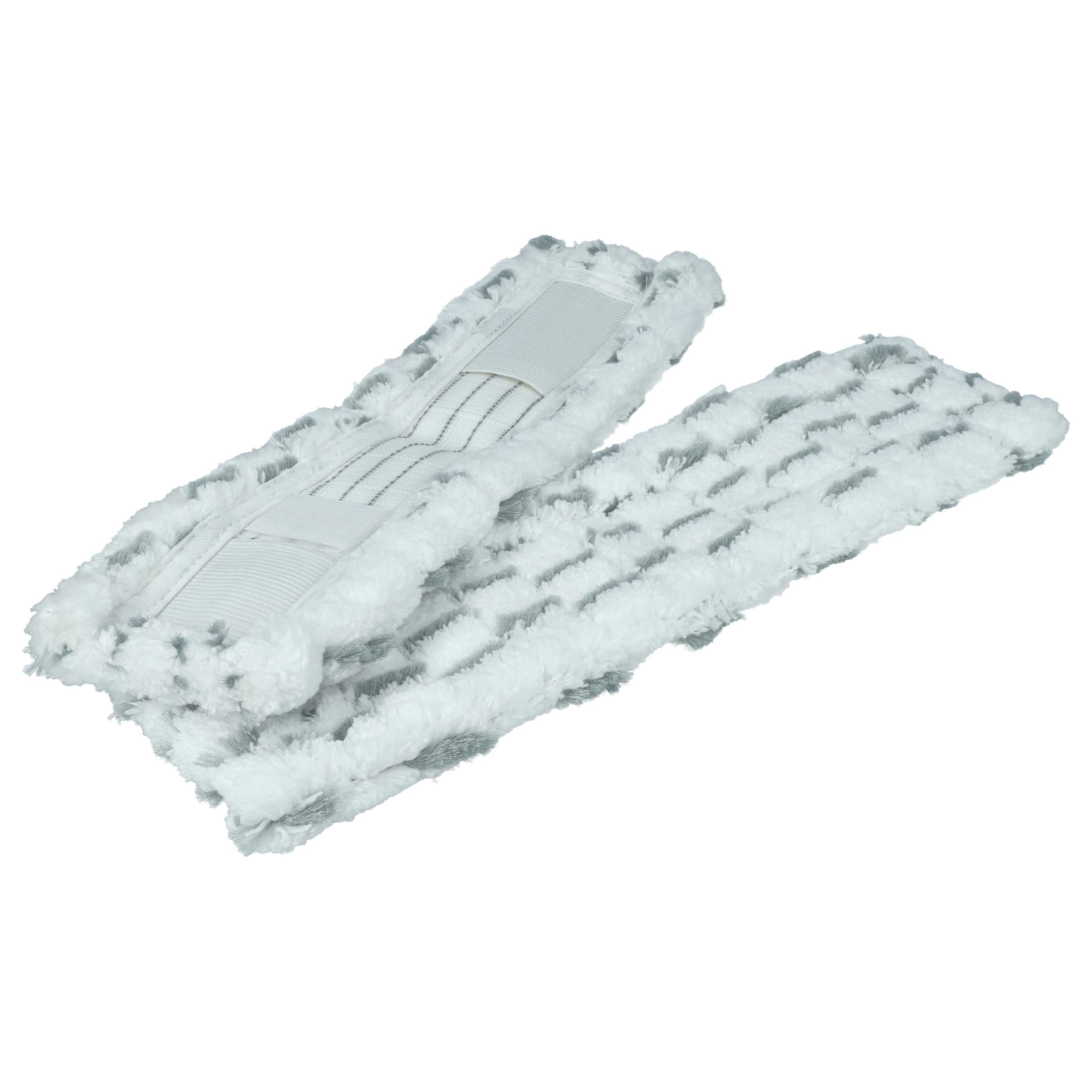 Vhbw 2x Panno Di Rivestimento Per Kärcher WV 2 E KV 4 Premium | Ricambio Lavavetri Con Chiusura A Velcro, Lavabile A 80°C