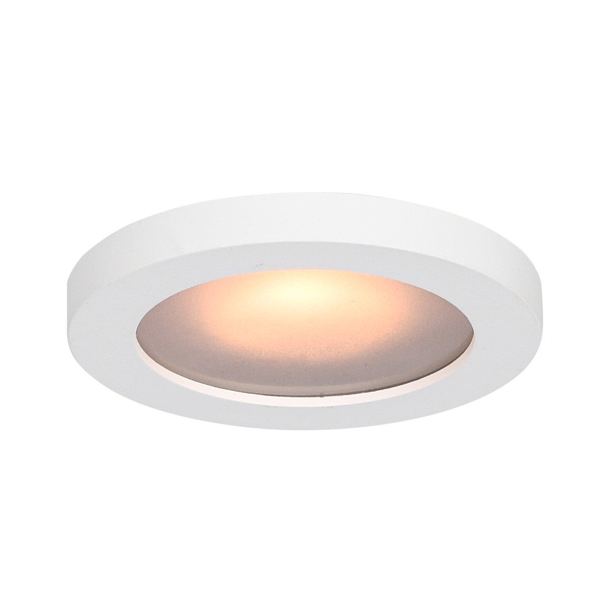 Oprawa sufitowa wpuszczana oczko Antar biała matowa 1xGU10x10W okrągła IP44 wym: 7 x 8 x 8 cm aluminium Italux