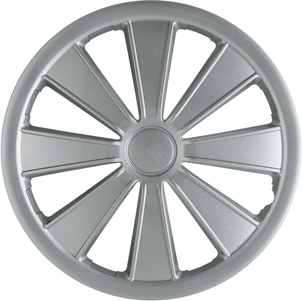 Set 4 Copricerchi 15 Universali Argento – Coppe Ruota Auto