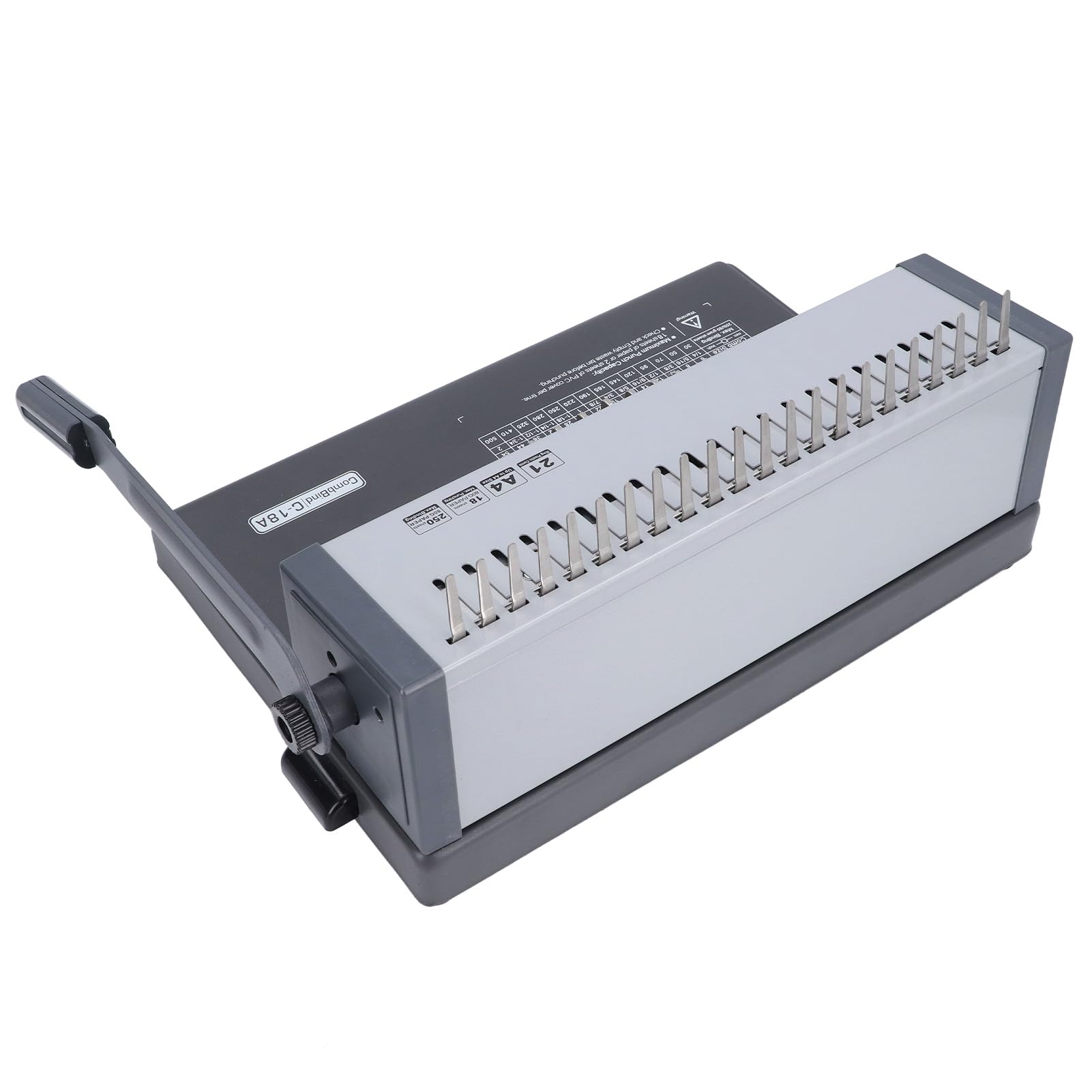 Attrezzatura Ufficio Professionale Perforatrice Ufficio Esselte - 20 Fogli Metallica Per A4/A5/A6 Nero Buca Fogli