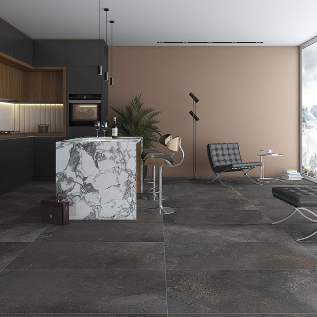Carrelage sol VIVES Yuri-R NT Basalto 58,7 × 117,5 cm – carton 1,379 m²