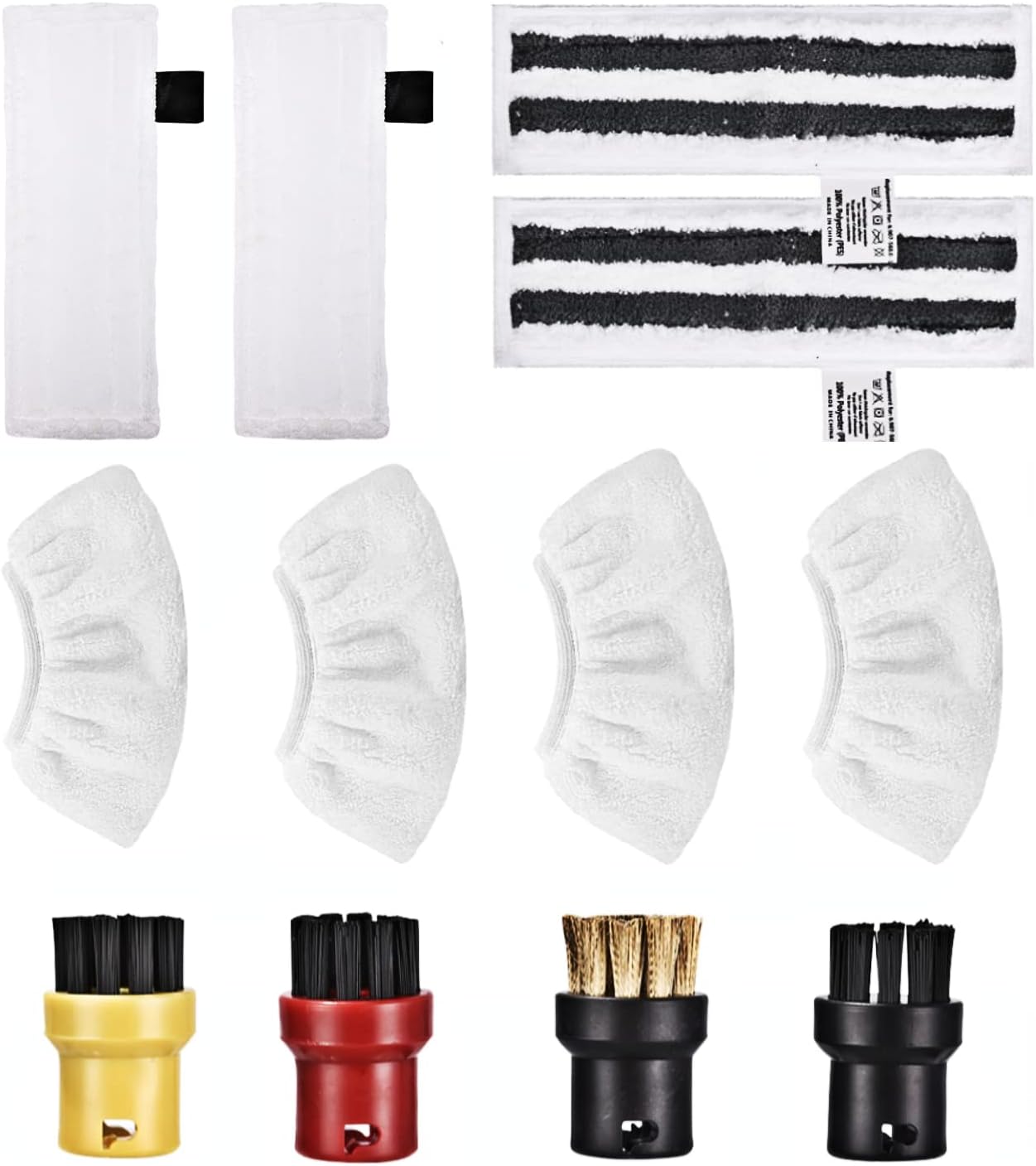 Buse Manuelle Pliable Pour Nettoyeur Vapeur Kärcher - Avec 2 Chiffons Microfibre, Pour Surfaces Incurvées - 4