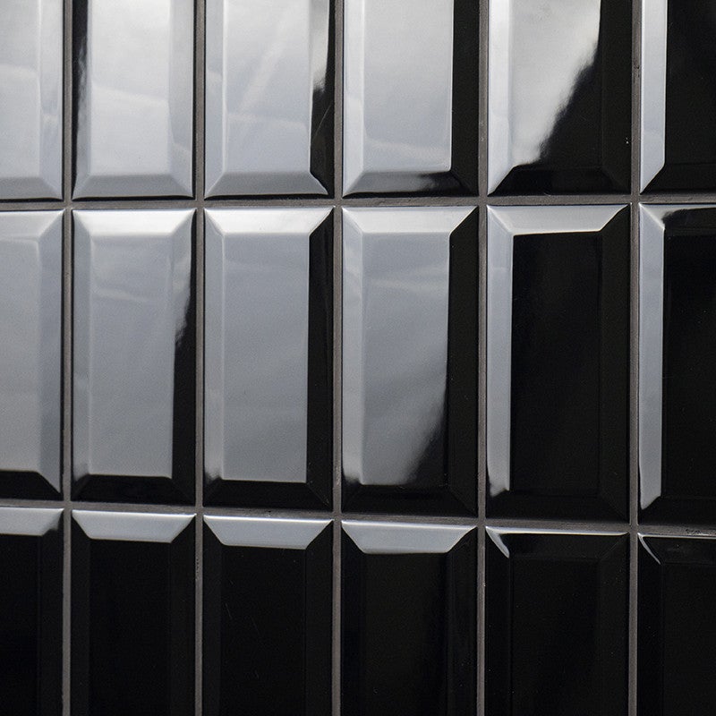 Biseau Noir Brillant 7,5x15 - 4