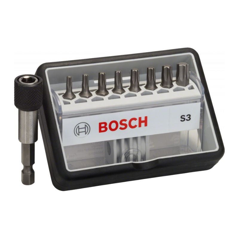 BOSCH Set Robustline Torx+portap x 25mm: 9 uds REF.2607002562