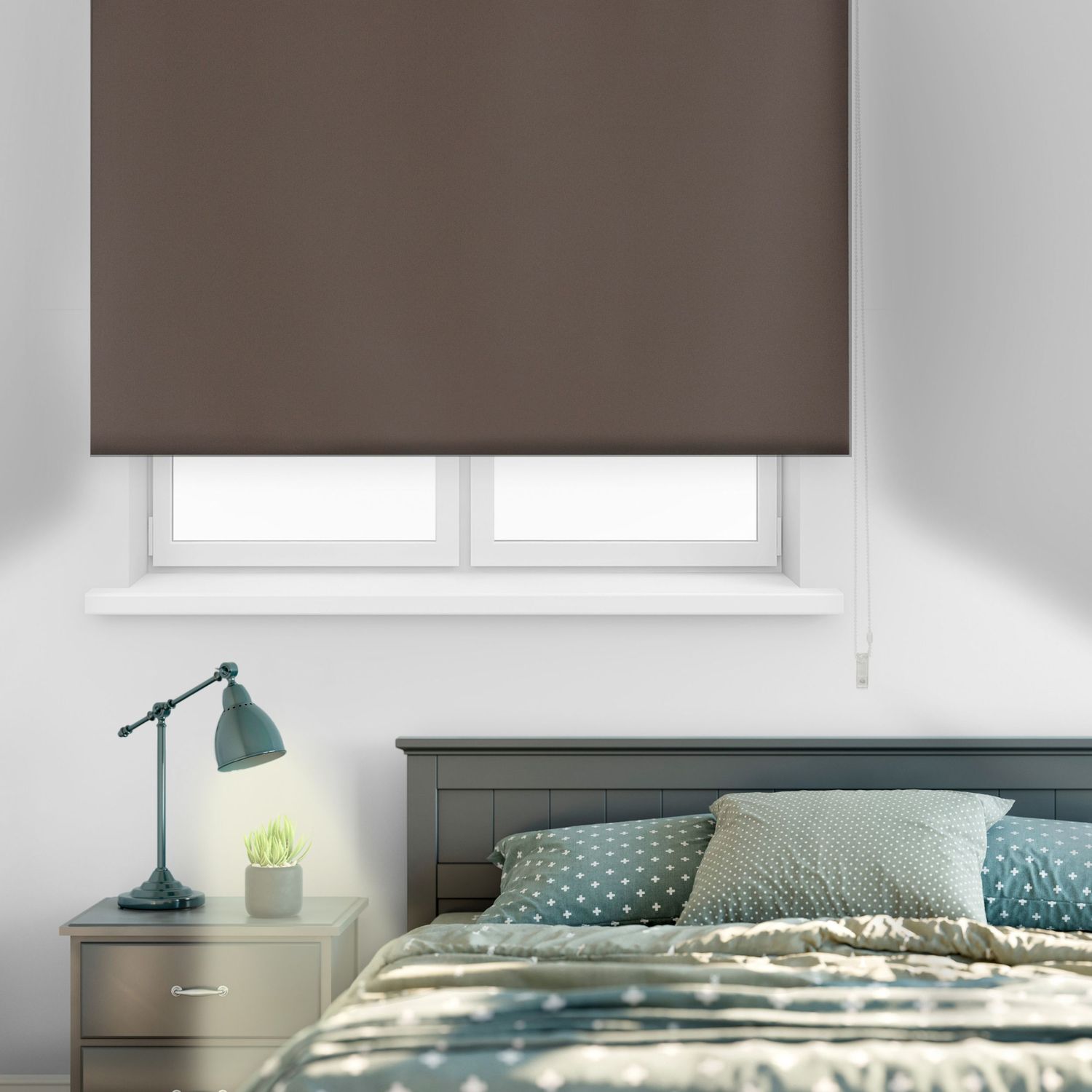 ECOMMERC3 | Tenda a Rullo Coprente Oscurante Termica misura 100x175 - Tessuto Isolante Freddo/Calore misura 97x170 - 4