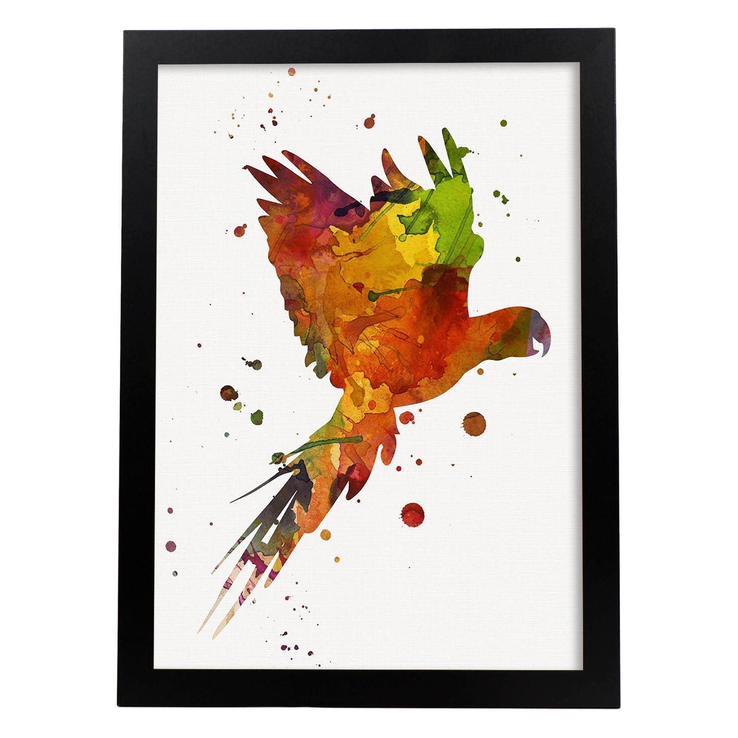 Toile Peinture Coloré Perroquets Imprimer Affiche pour Salon Mur Art