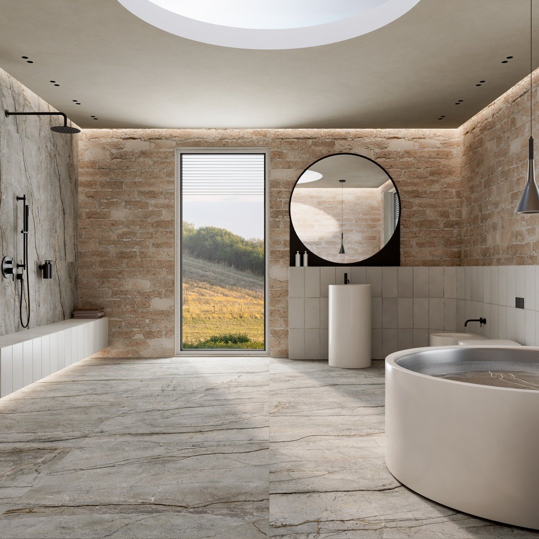 Pietra Oxford Grigio - Piastrelle 60x120 cm 9 mm - MSR 5002 60x120 R10 9 mm - 5