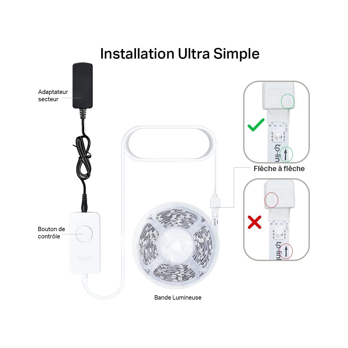 Tapo L920-5 striscia luminosa Striscia led universale Interno LED 5000 mm - 4