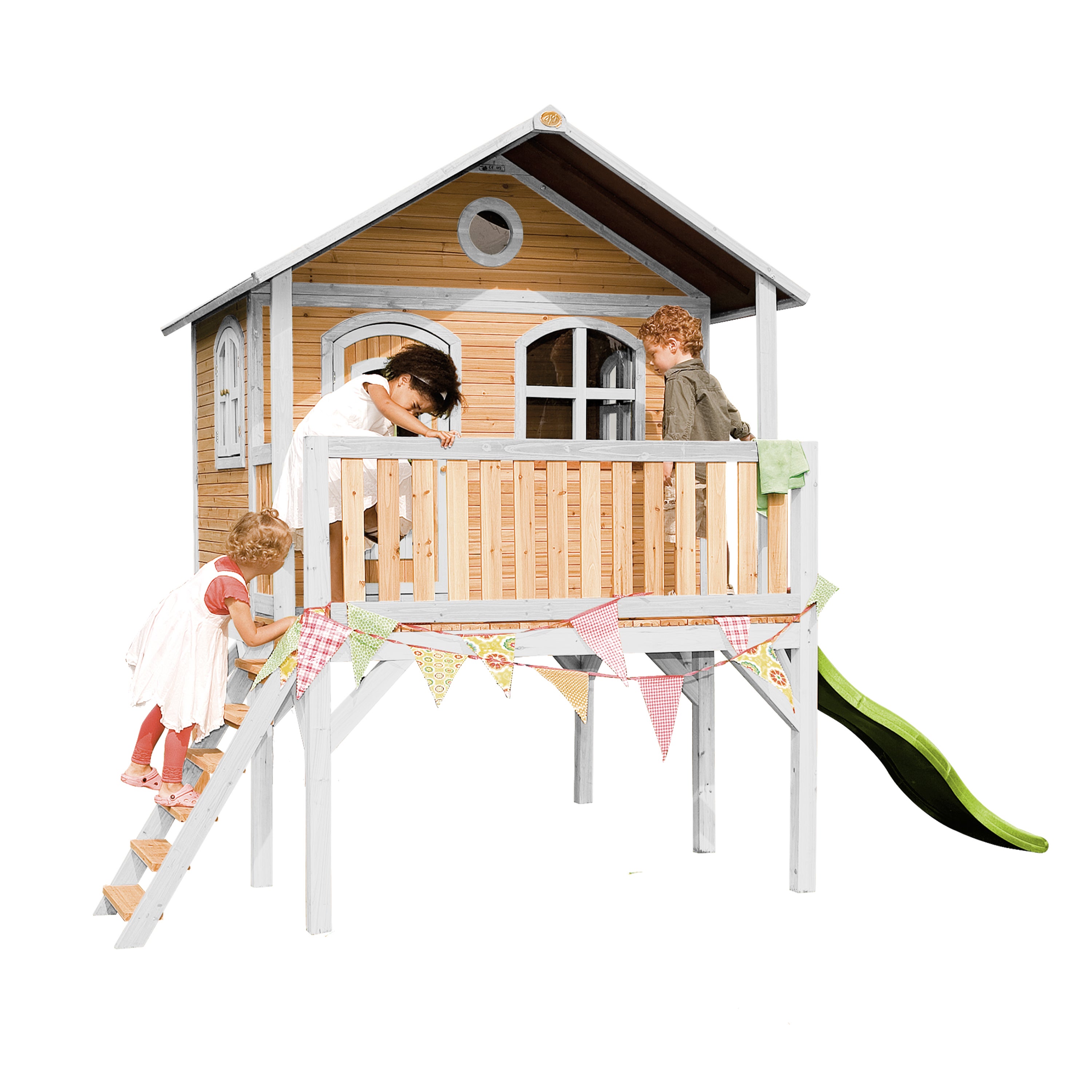 Casita infantil elevada con tobogán Josephine - jardineriadelvalles Casita infantil elevada con tobogán Josephine - jardineriadelvalles