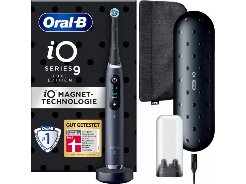 Szczoteczka elektryczna Oral-B iO Series 9 Luxe Edition ekran OLED i technologia magnetyczna