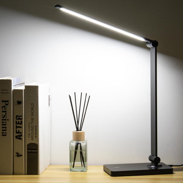 Lámparas de escritorio LED Lámparas de mesa regulables Lámpara de escritorio regulable Control táctil, 3 niveles de atenuación