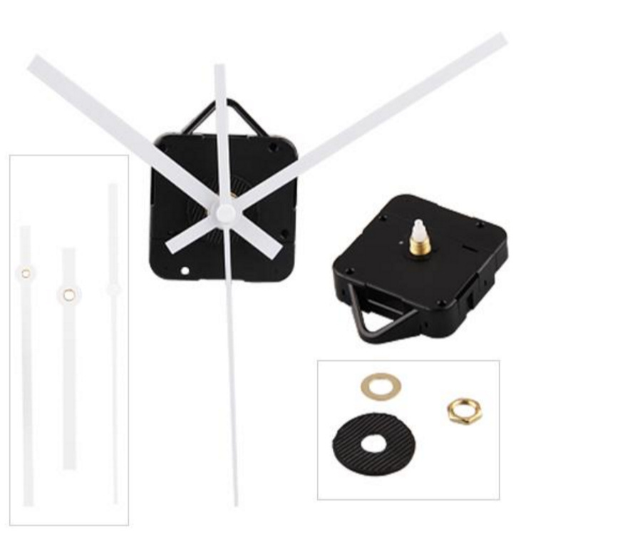 Movimento Orologio Al Quarzo Silenzioso - Kit Riparazione Con Lancette | Per Orologi Fai Da Te E 3D