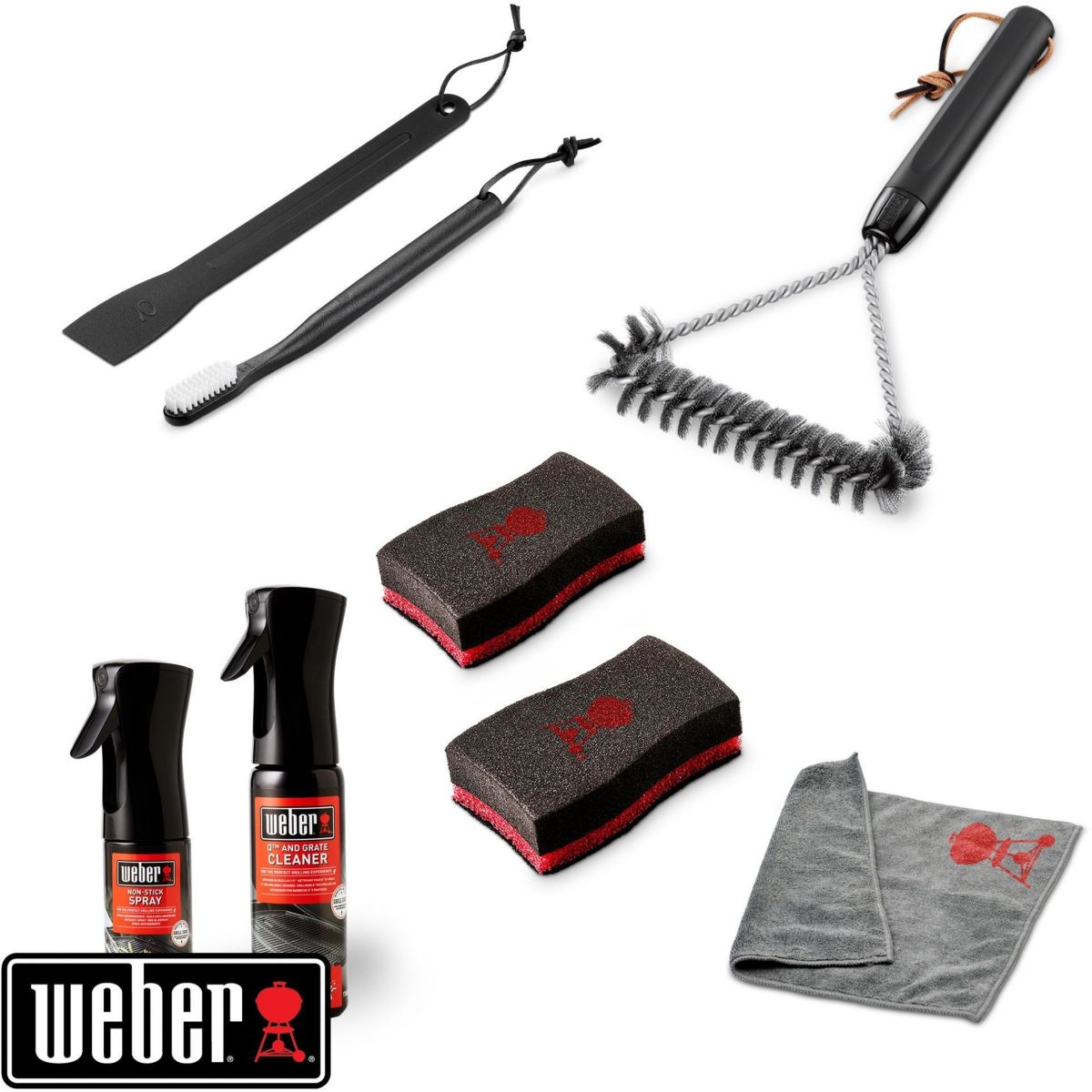 Nettoyant barbecue WEBER Kit de nettoyage bbq Q & Pulse - 2