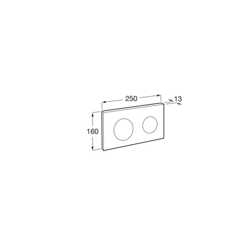 BÂTI SUPPORT ROCA DUPLO PACK CITERNE ENCASTRÉE ET BOUTON PL10 BLANC MAT AVEC LE TOILETTE SUSPENDU ROUND SMART 52CM TOR 3 SIÈGE FIN - 8