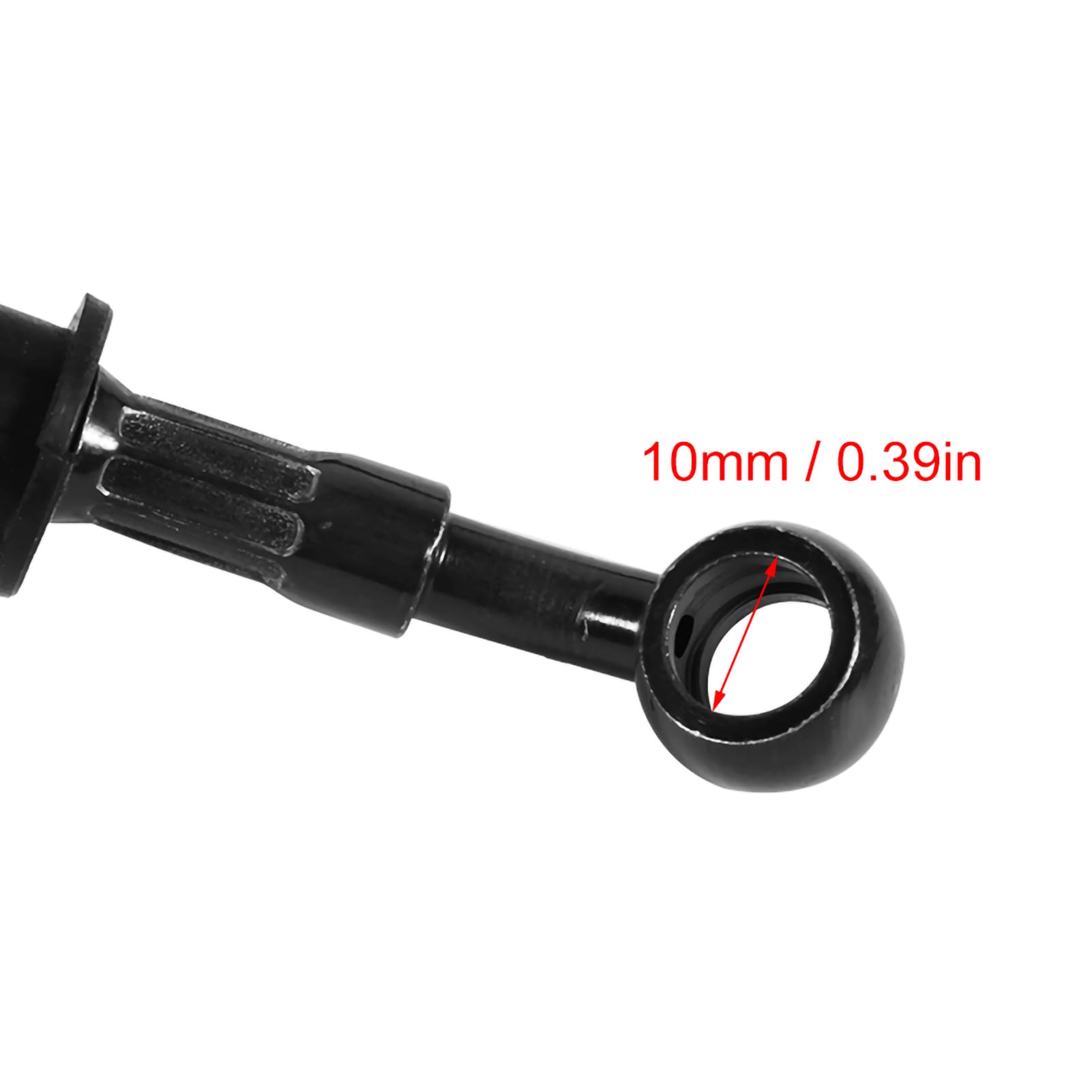 Tuyau D'huile Embrayage Frein, Keenso Tuyau De Ligne Tressé En Acier Inoxydable