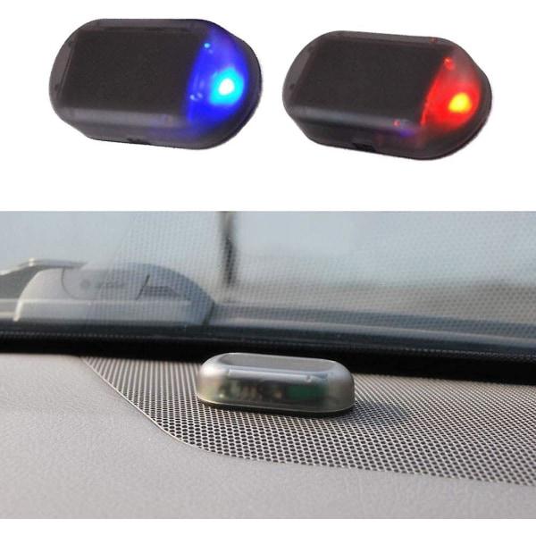 2 Alarmes Solaires Simulées Pour Voiture - Clignotantes, Anti-vol, Recharge Solaire Ou USB - 5