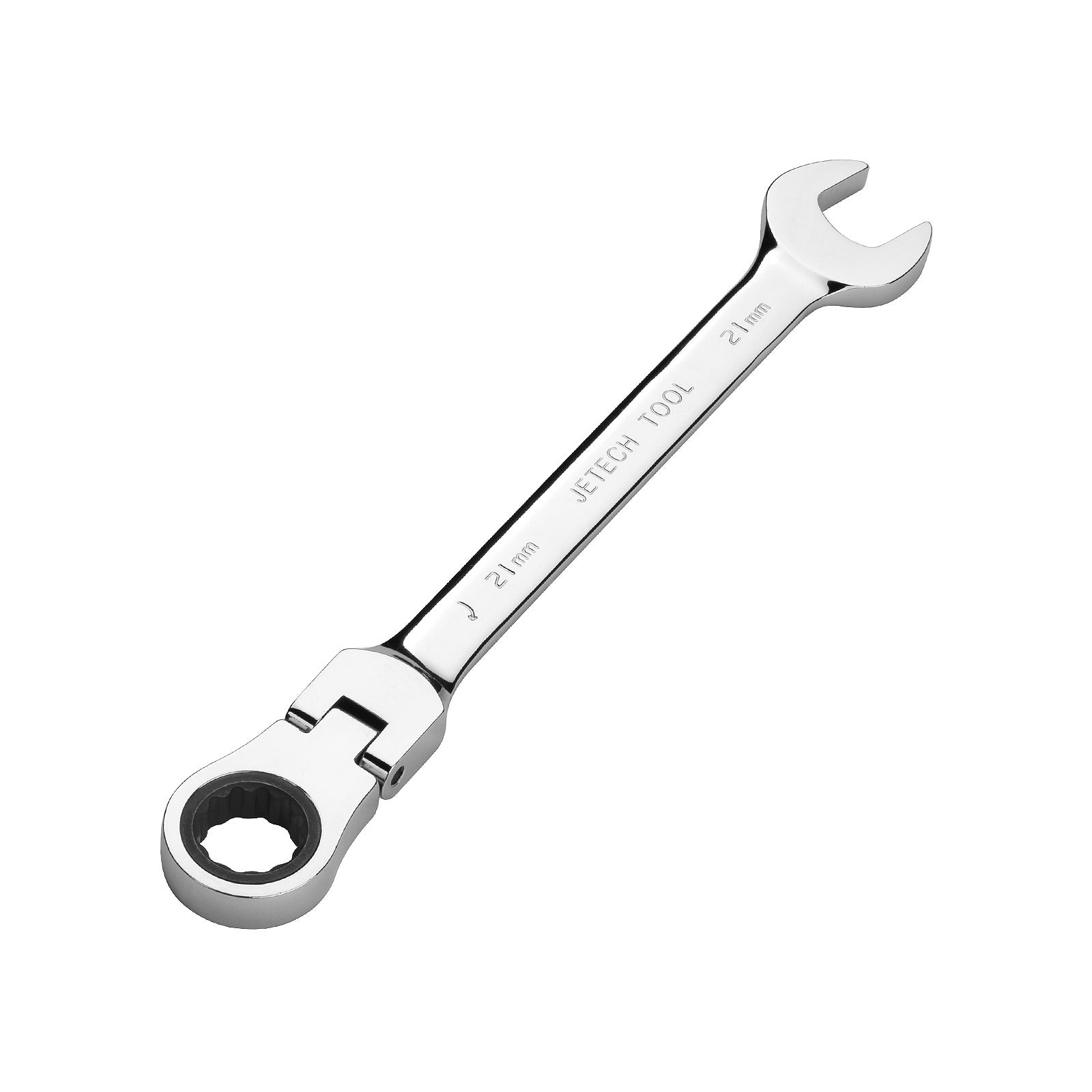 TR TOOLROCK Lot de 12 clés à cliquet à tête flexible, 8-19 mm, clés mixtes à cliquet CrV avec étui de transport robuste