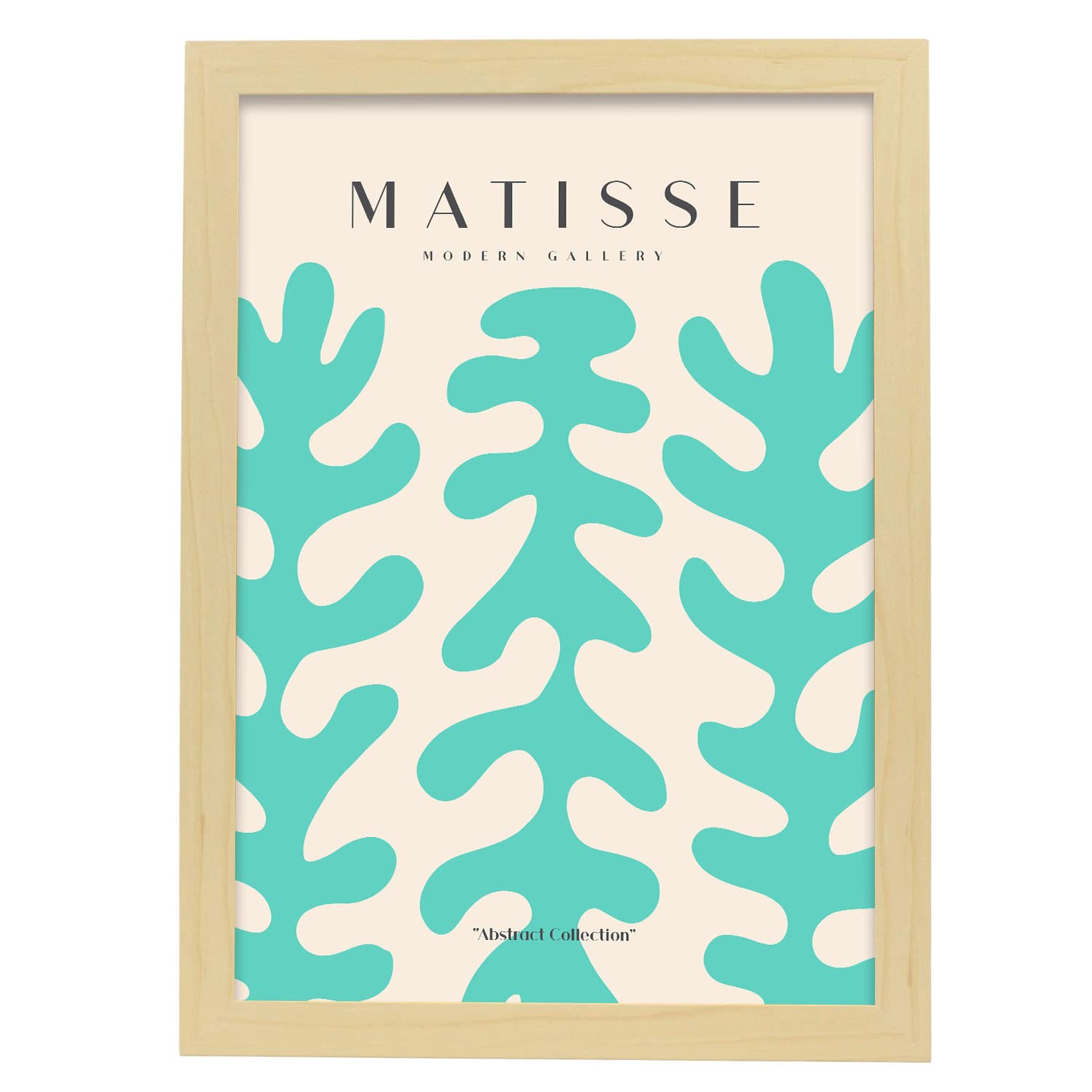 Nacnic póster de colección matisse fauvismo 74 ilustraciones en estilo exhibición de arte a todo color para la tamaño a3 con marco color madera