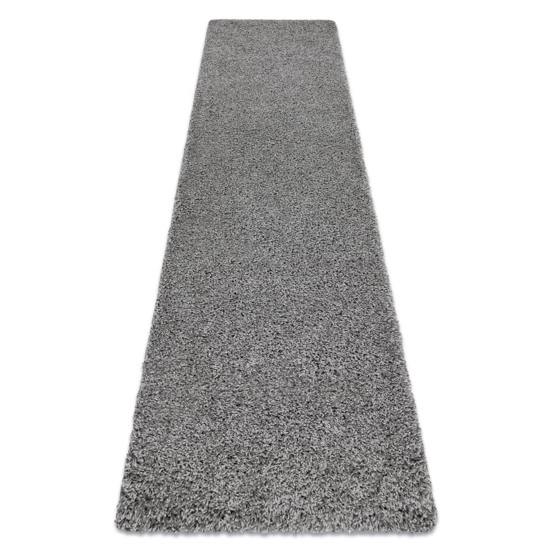 Dywan, Chodnik SOFFI shaggy 5cm szary - do kuchni, przedpokoju, na korytarz 70x300 cm