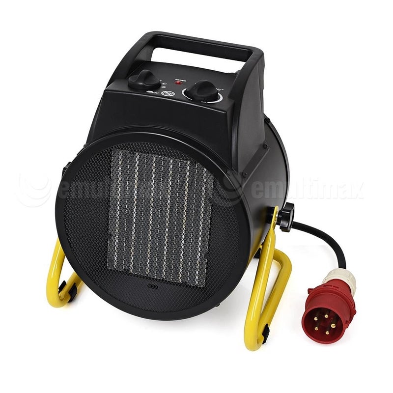 Nagrzewnica elektryczna 5kW z uchwytem przenośna farelka dmuchawa wentylator 230V Warmtec EWP-5