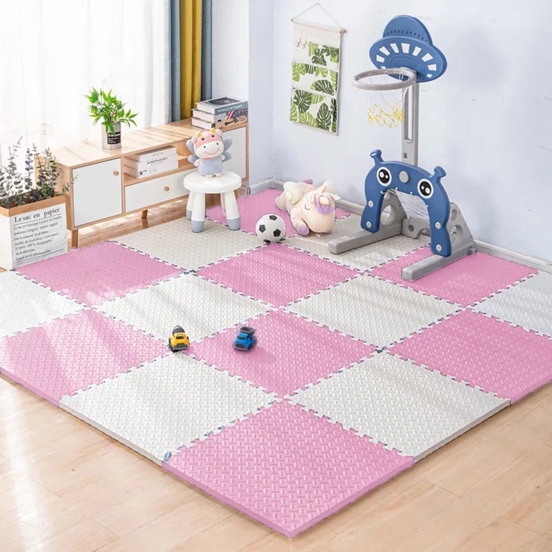 Tapis Puzzle Mousse EVA Antrect - 18 Pièces 30x30x1,2 Cm - 1,62 M² - Sol Souple Et Sûr Pour Bébé - Multicolore