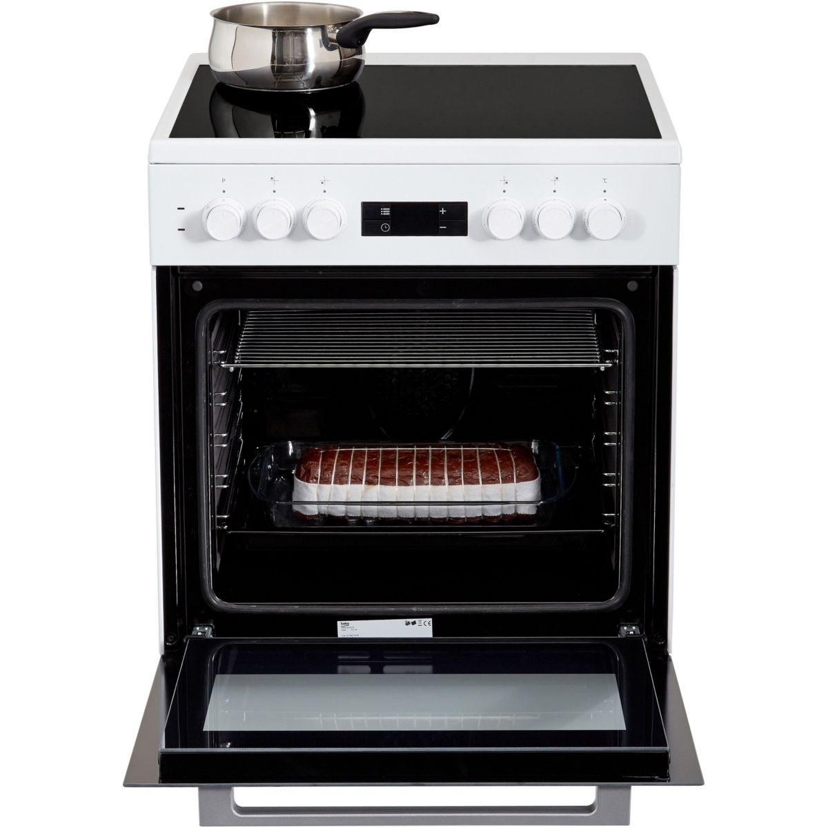 Cuisinière vitrocéramique BEKO FSE67300WCS 60cm - 6