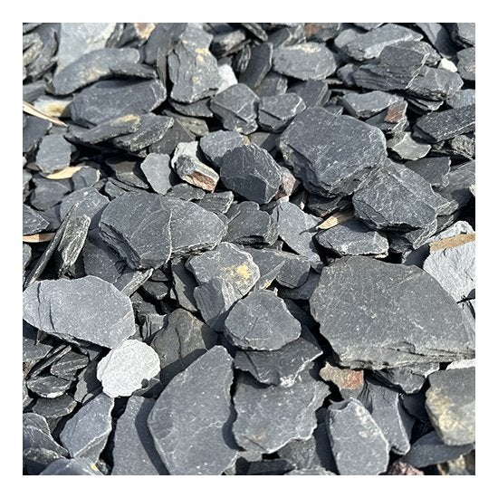 Lot de 5 sacs de 20 kg - Paillage d’Ardoise noire - 24/40 mm - C-NEGOCE