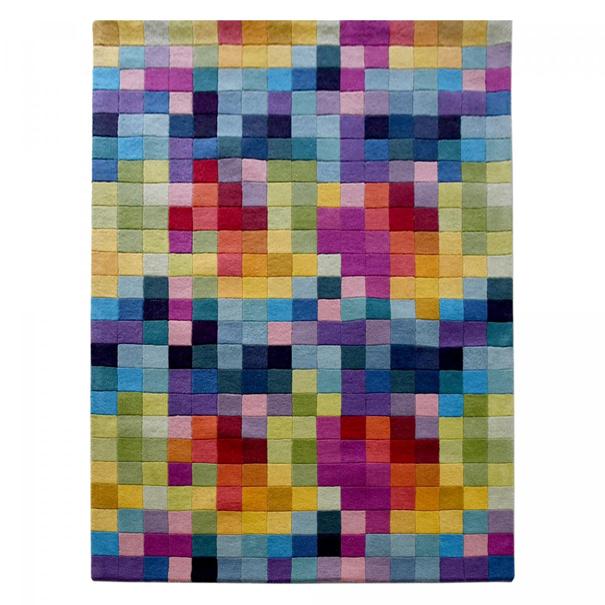 Tapis Salon Style Bohème TecTake - Aspect Jute Naturel 60x90cm - Pour Intérieur Et Extérieur