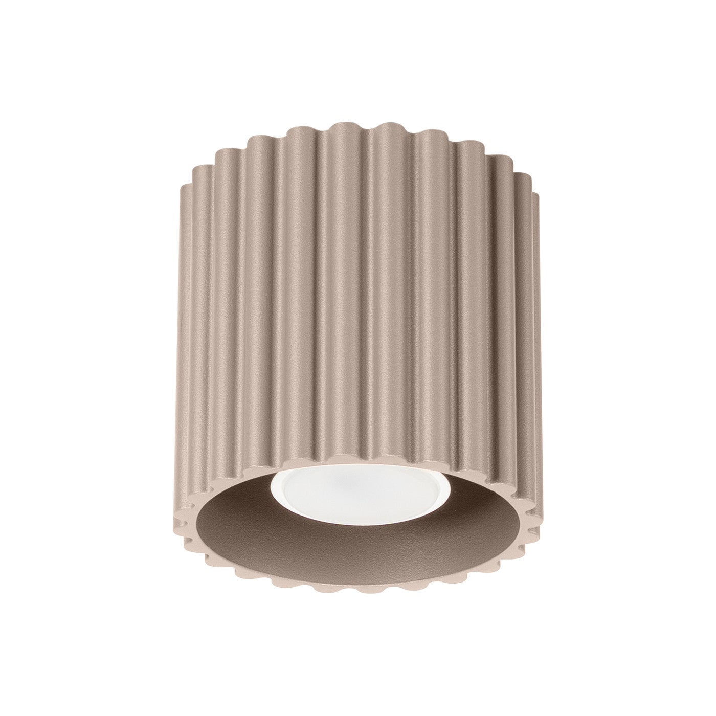 Reflektor sufitowy Spot AURA taupe 1xGU10x10W wym: 10 x 10 x 10 cm IP20 Sollux Lighting