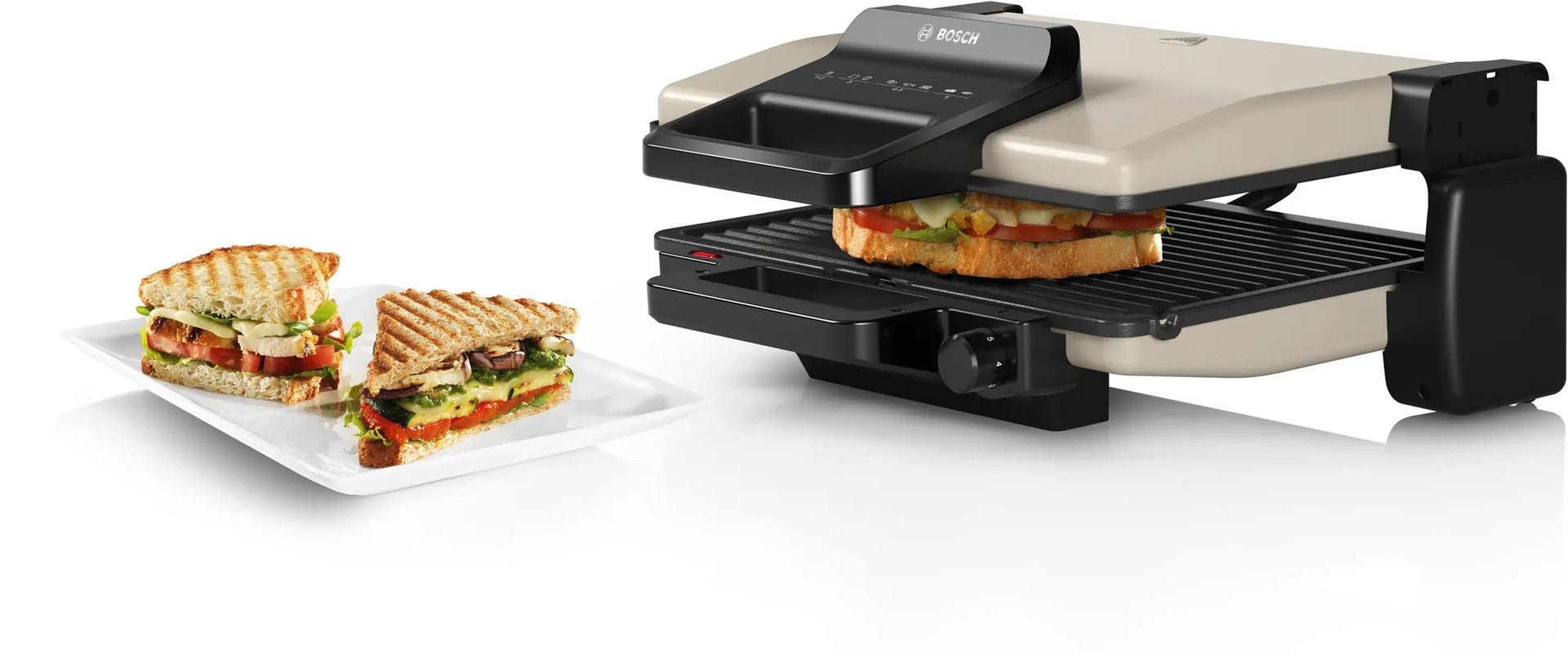 Elektryczny grill Bosch TCG3302 2000W Powierzchnia ceramiczna 310x220 mm - 7
