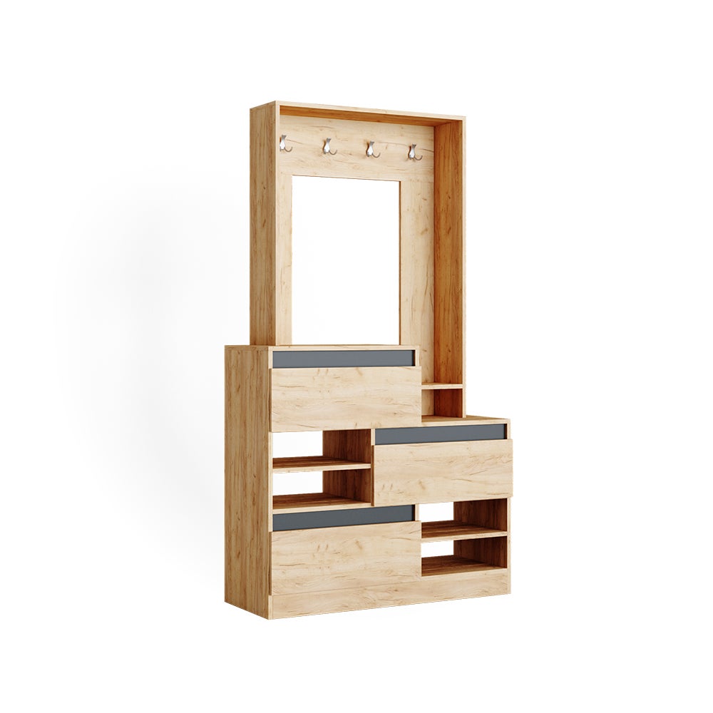 Parete Attrezzata HOMIDEA MOON - Mobile TV Con Armadietti, Design Moderno - Foto 8