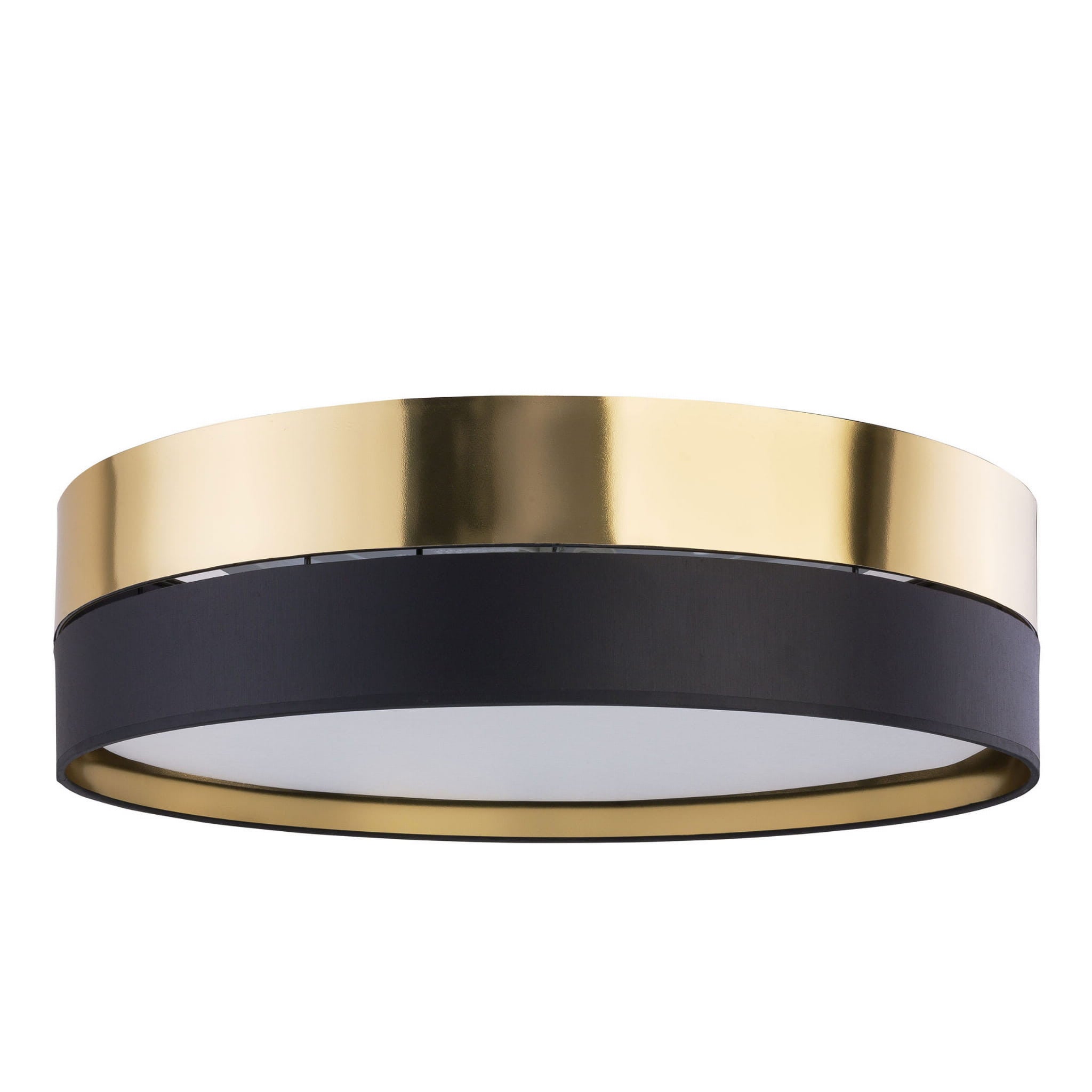 Plafon HILTON biało-czarno-złoty 4xE27x15W wym:16,5x60x60cm IP20 TK-Lighting