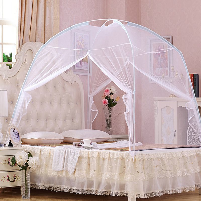Moustiquaire De Lit Balakaka – Hauteur 3 M, Ourlet 12,5 M – Design Dentelle Romantique – Pour Lits Simples/doubles - 3