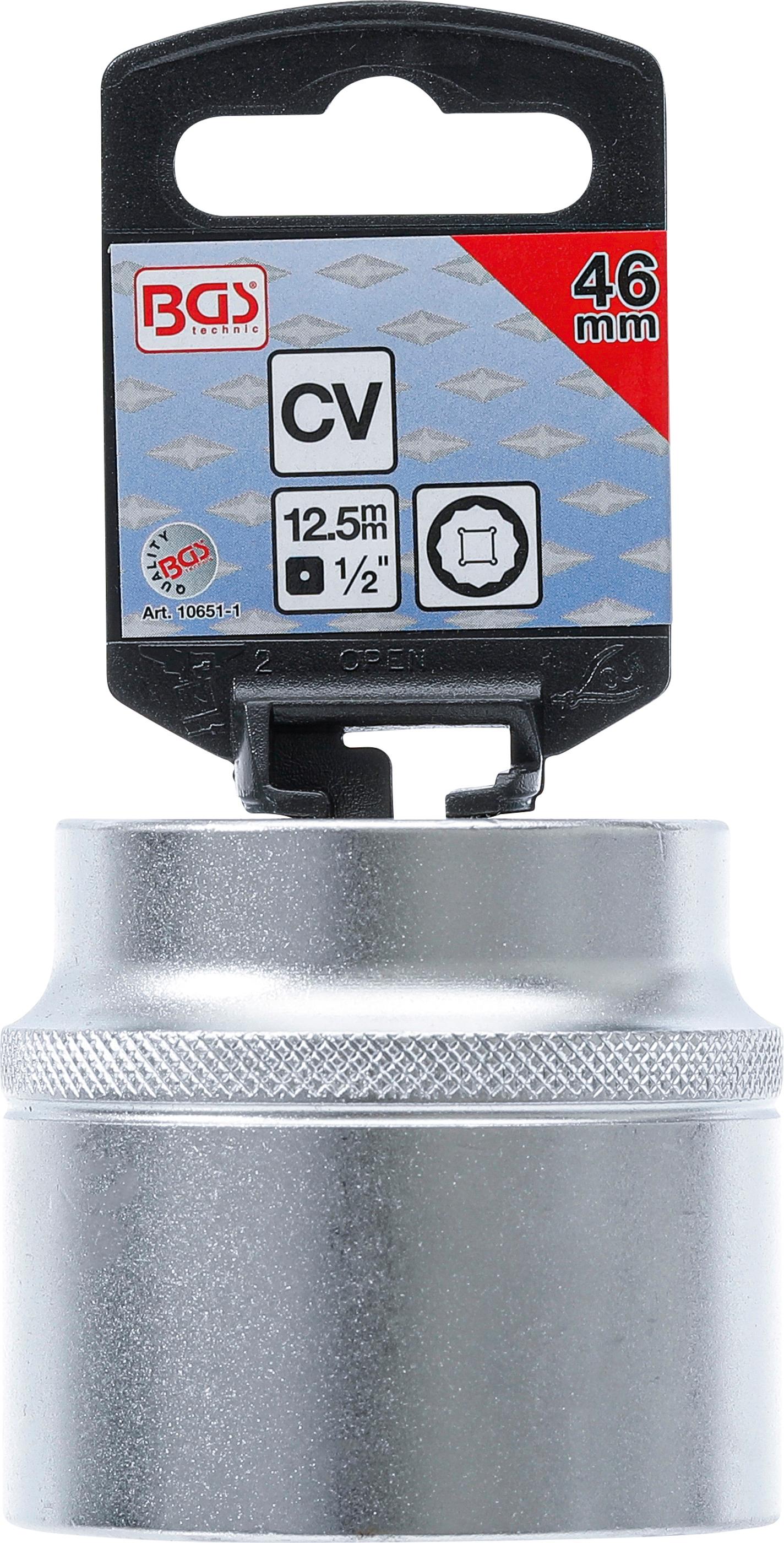 Douille pour clé, douze pans | 12,5 mm (1/2