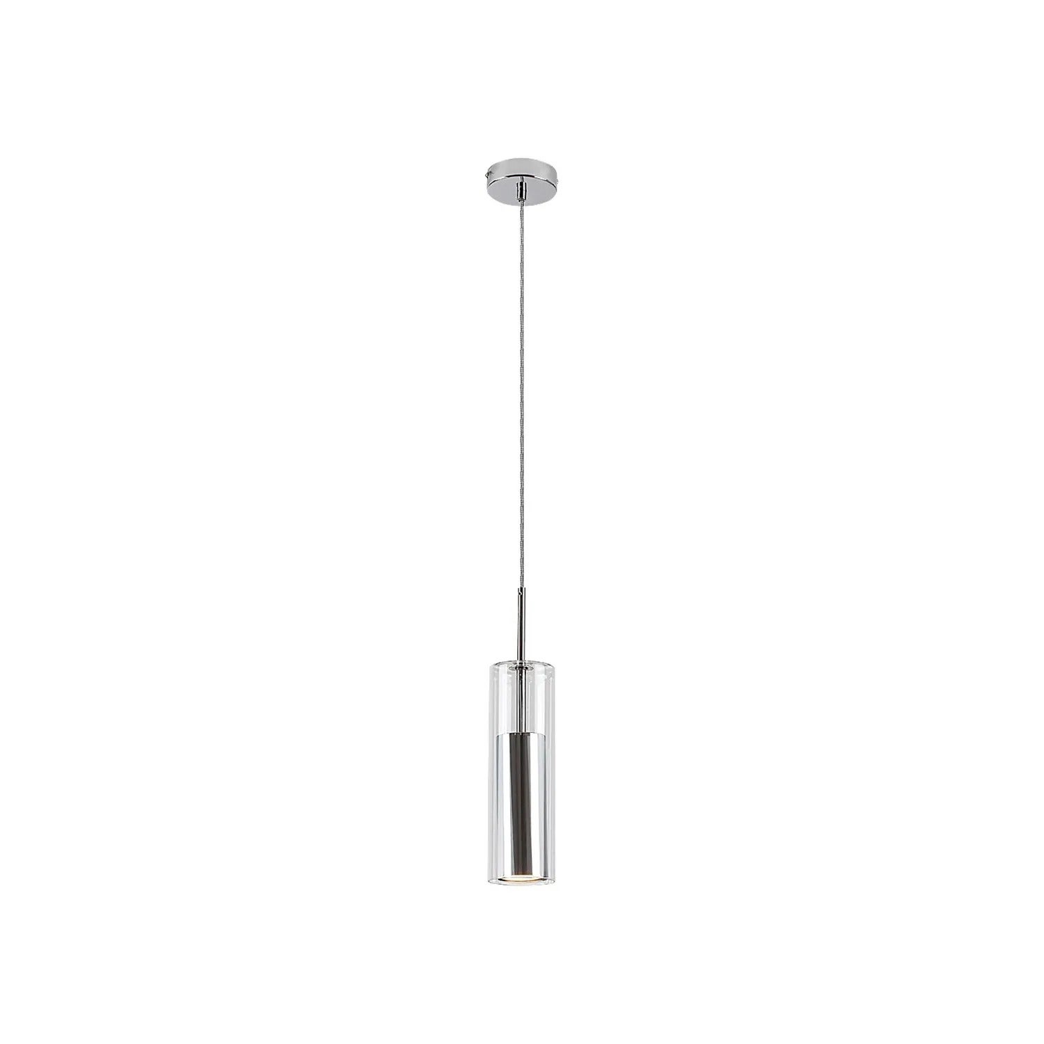 Lampa wisząca Kalevi chromowana 1xGU10x50W metal wym:150x8x8cm IP20 Rabalux