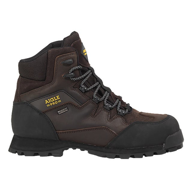 Chaussures de sécurité en cuir AIGLE Nassio MTD MID S3 étanche et respirante