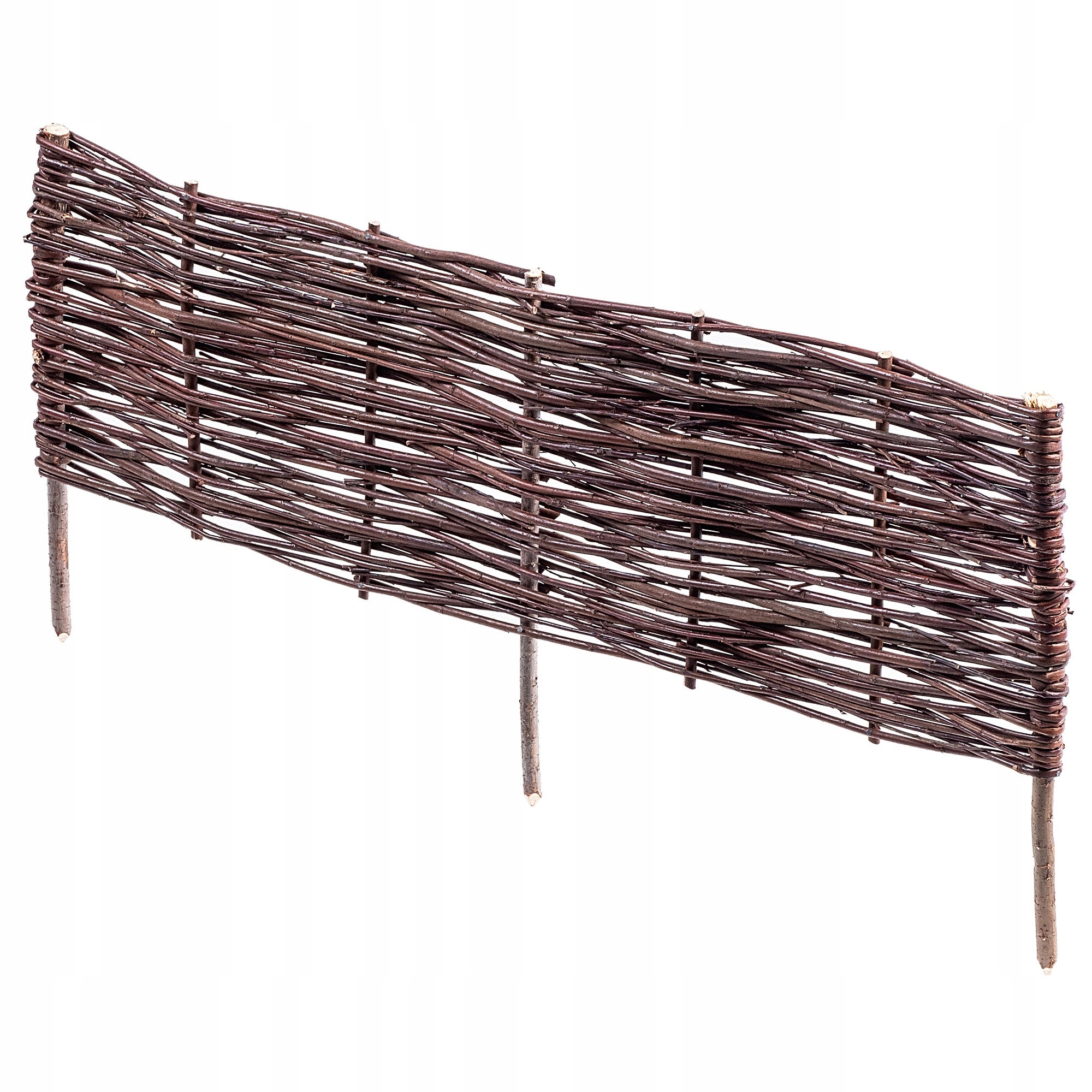 PALISADA OGRODOWA WIKLINOWA OBRZEŻE TRAWNIKOWE PŁOTEK 100x40 cm WYSOKA PŁOT